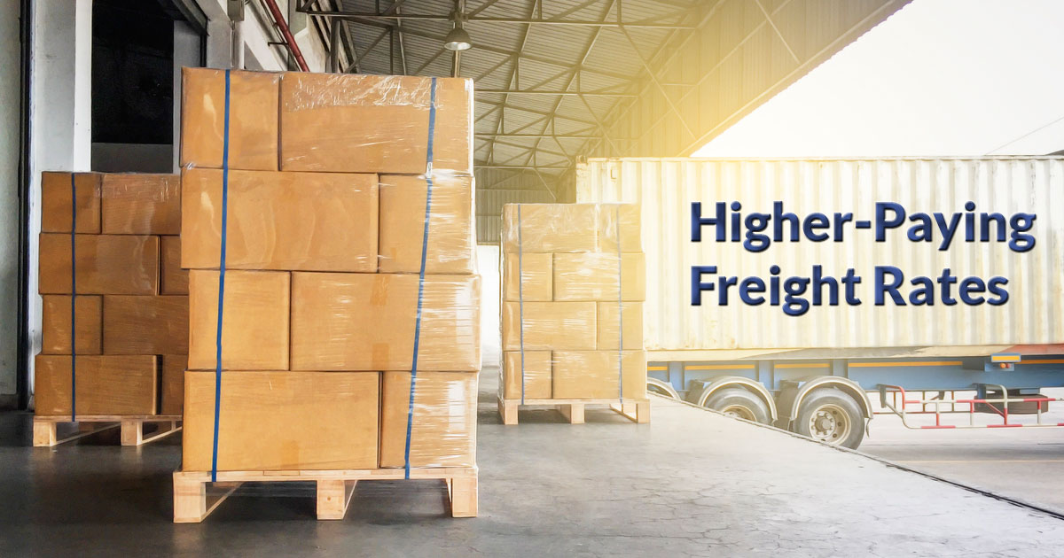 Higher-Paying Freight Rates