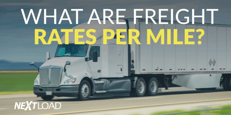 What are Freight Rates per Mile?