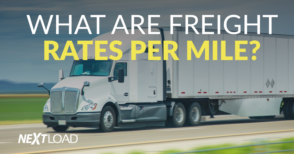 What are Freight Rates per Mile?